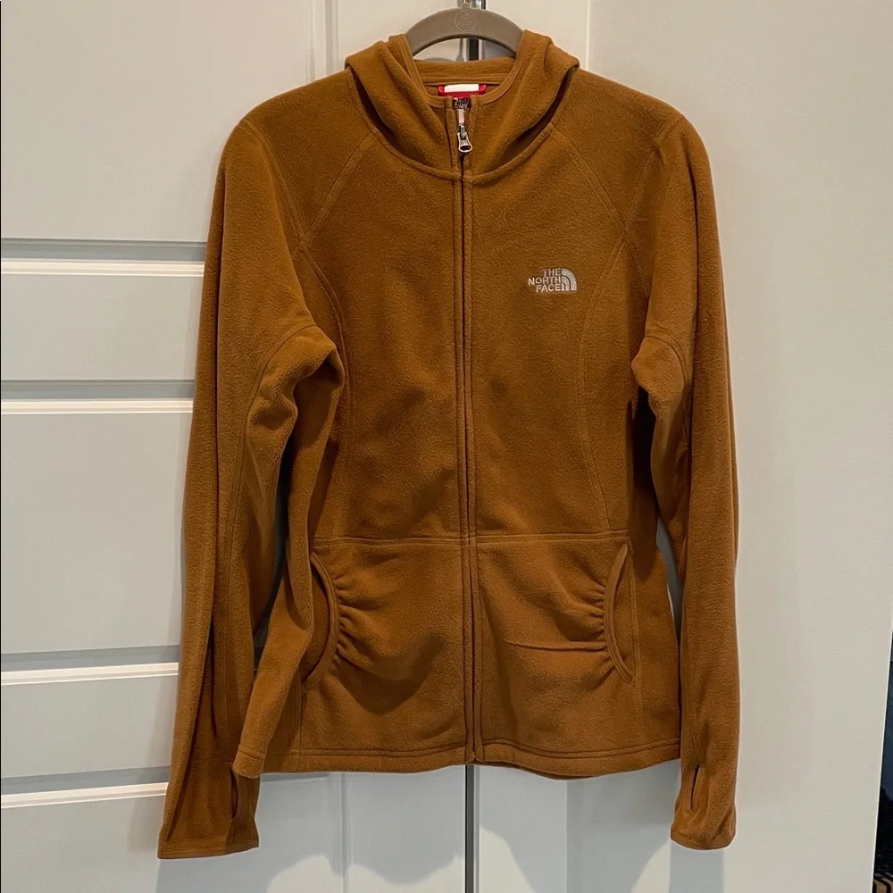 The North Face Women's Rust/Brown Fleece Jacket - Picture 1 of 6